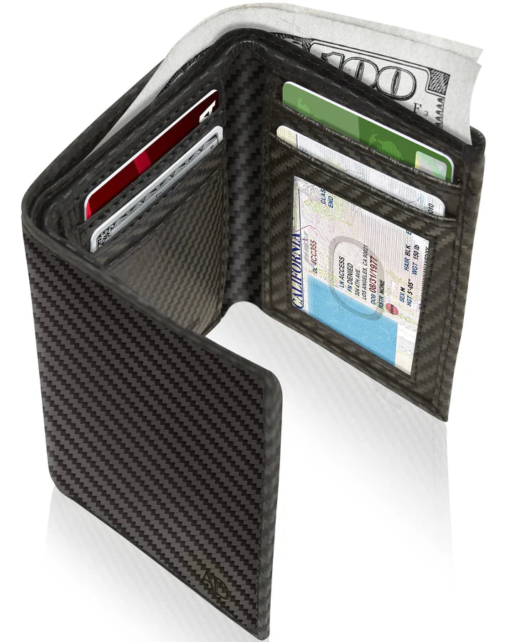 Access Denied Slim Trifold Wallet With ID Window