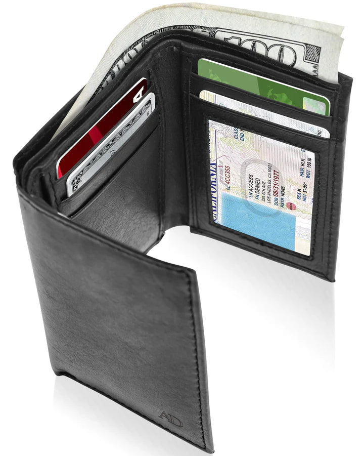 Access Denied Slim Trifold Wallet With ID Window