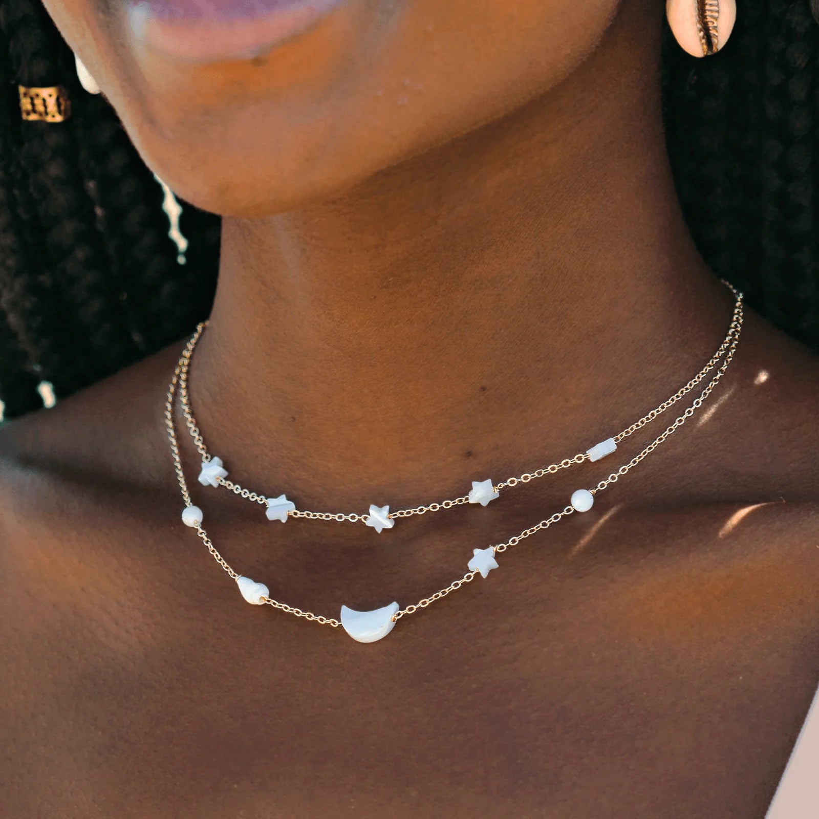 Twinkle Little Stars of The Sea Necklace