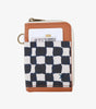 Thread Leather Zipper Wallet
