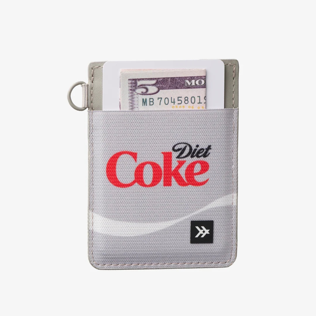Thread Vertical Leather Wallet