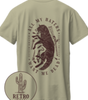 Retro Rifle Mens Coyote Tee