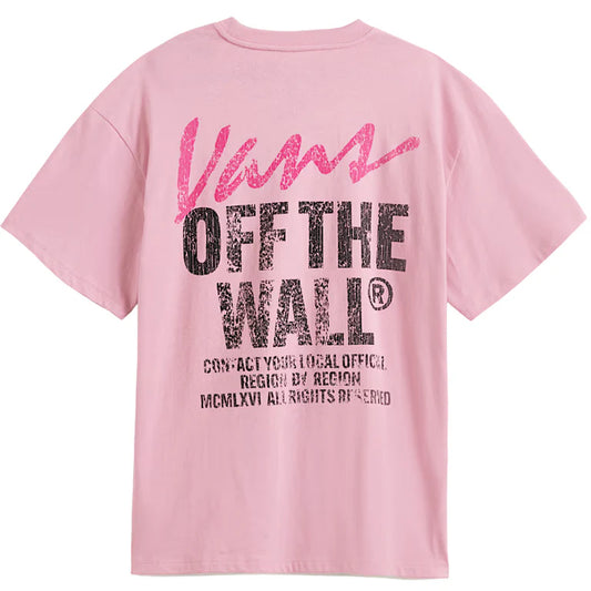 Vans Women's Lady Wall Outsized Short Sleeve