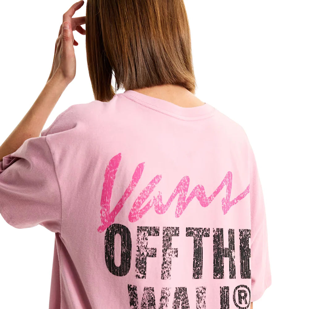 Vans Women's Lady Wall Outsized Short Sleeve