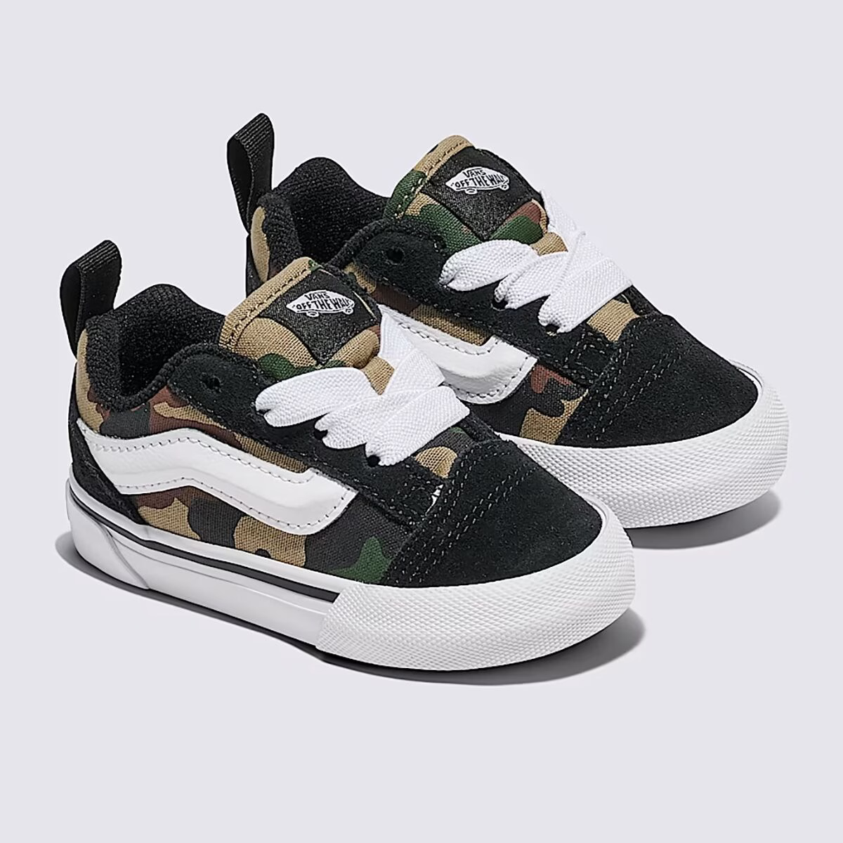 Vans Kid's Knu Skool Elastic Lace Shoe