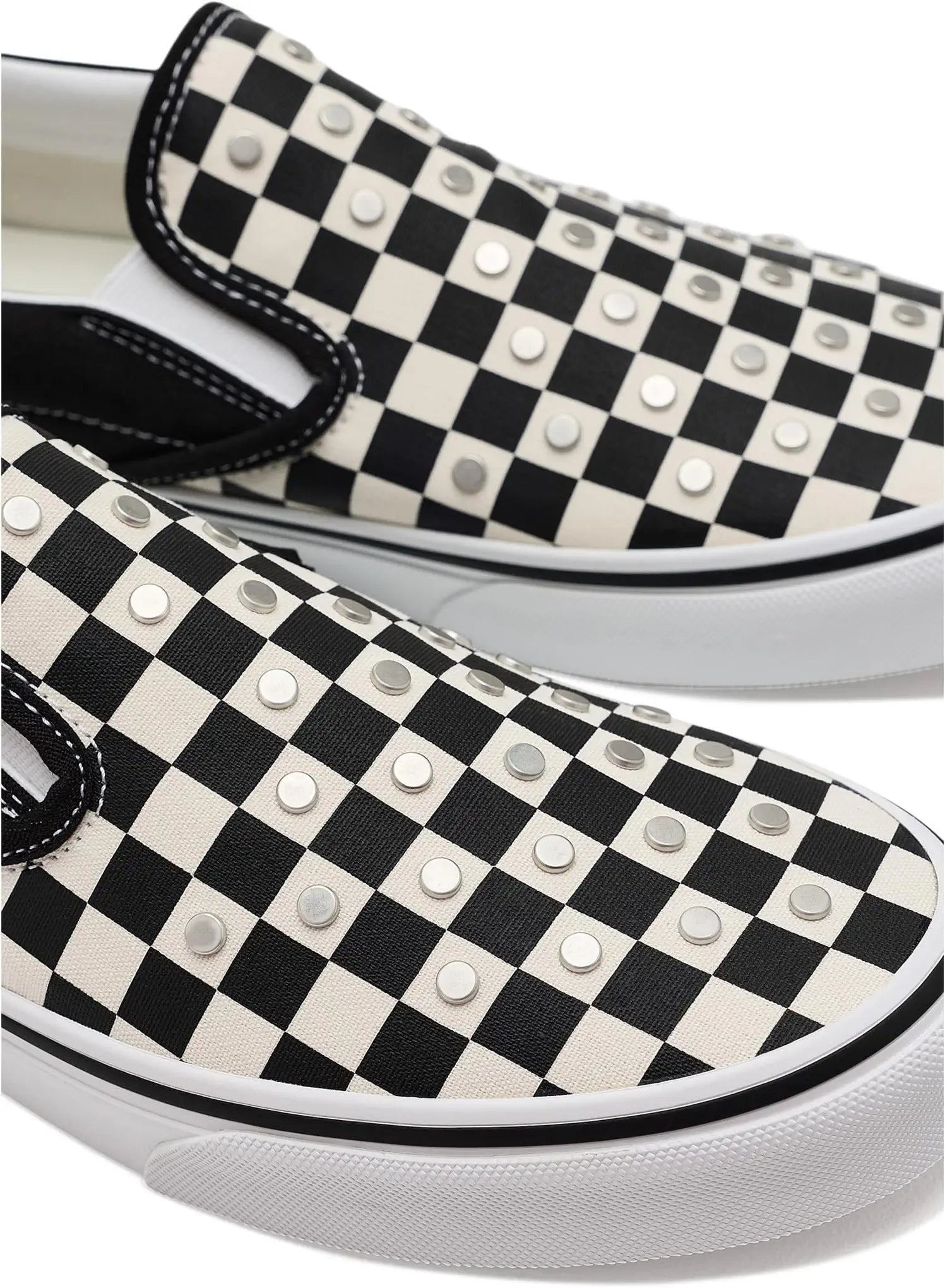 Vans Women's Classic Slip-On Checkerboard Studs