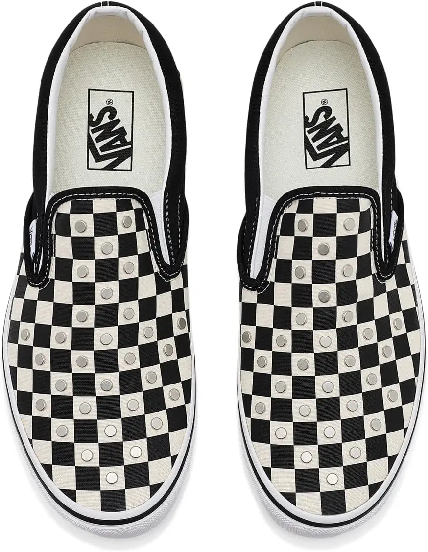 Vans Women's Classic Slip-On Checkerboard Studs