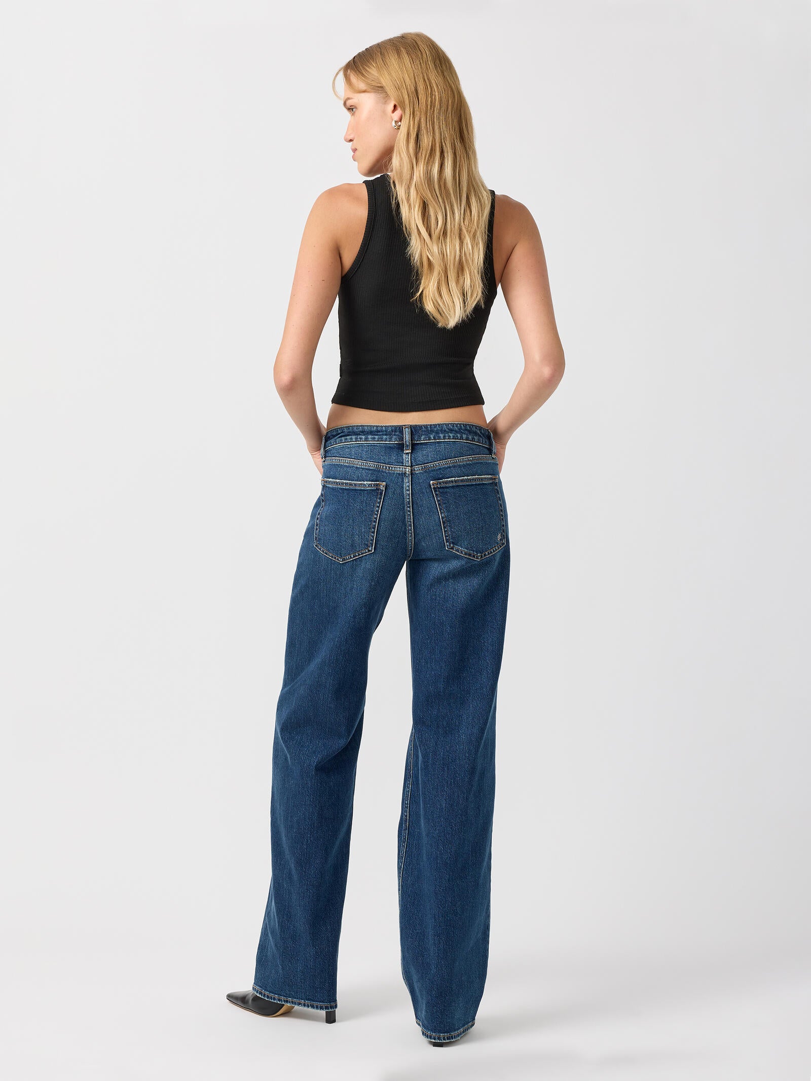 Silver Women's Islington Loose and Low Straight Leg Jean